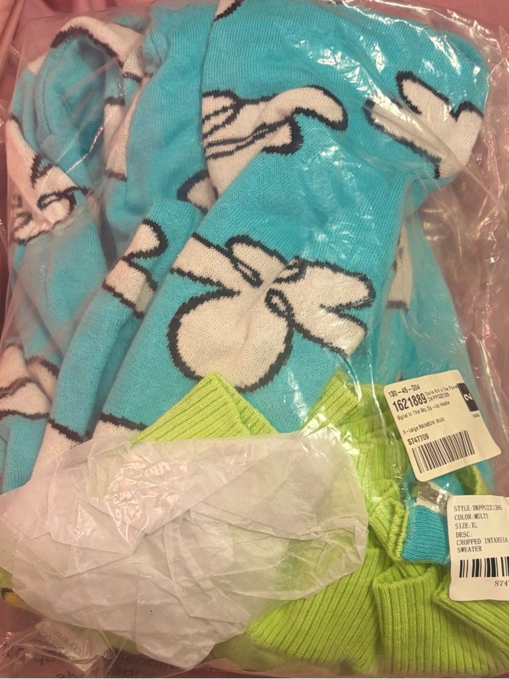 NWT - DOLLS KILL X THE POWERPUFF GIRLS SIGNAL IN THE SKY ZIP-UP HOODIE - XL - Picture 7 of 9